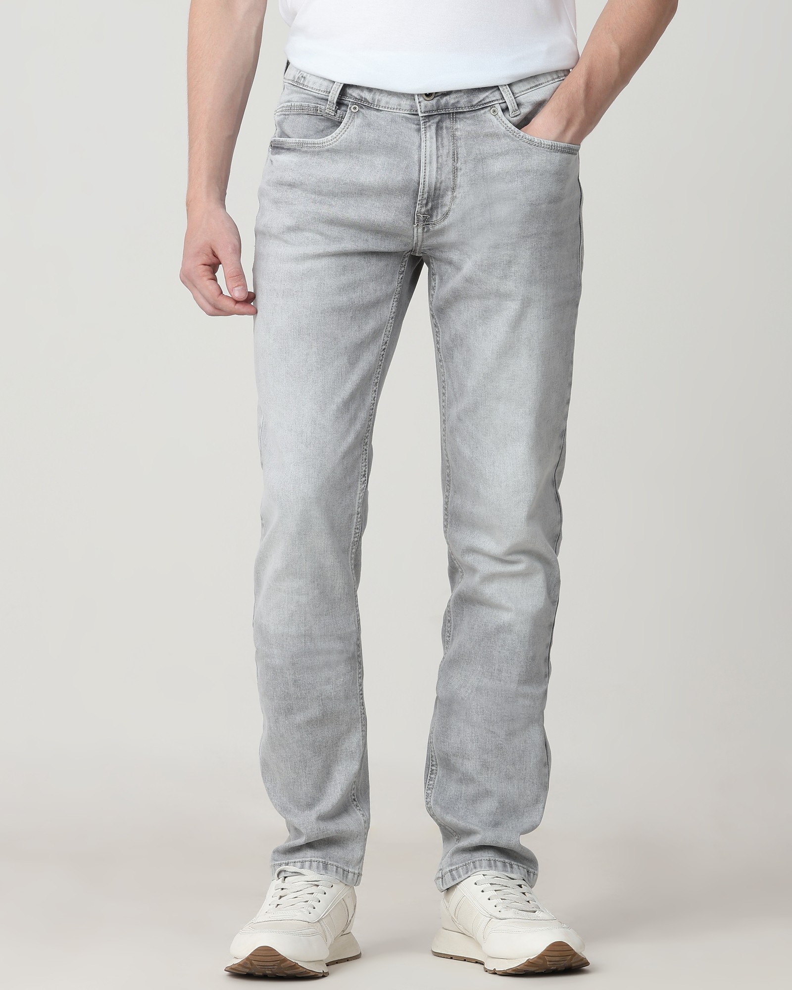 Grey Super Slim Fit Originals Stretch Jeans