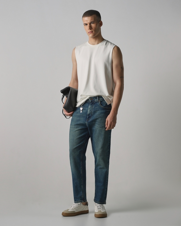 Tinted Loose Ankle Fit Originals Jeans
