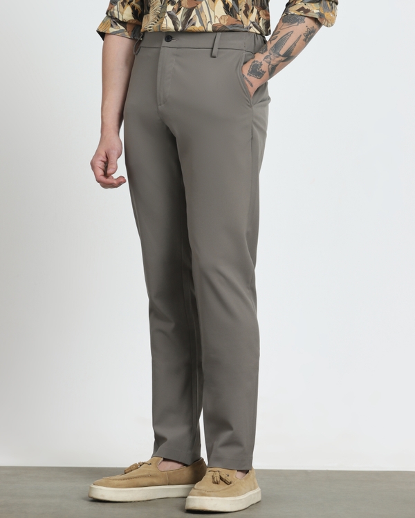 Stone Slim Fit Flat Front Pants