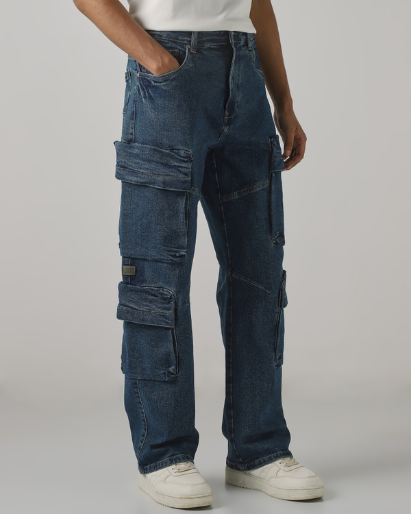 Tinted Ultra Loose Fit Cotton Cargos