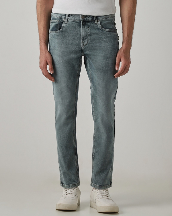 Olive Ankle Length Originals Stretch Jeans