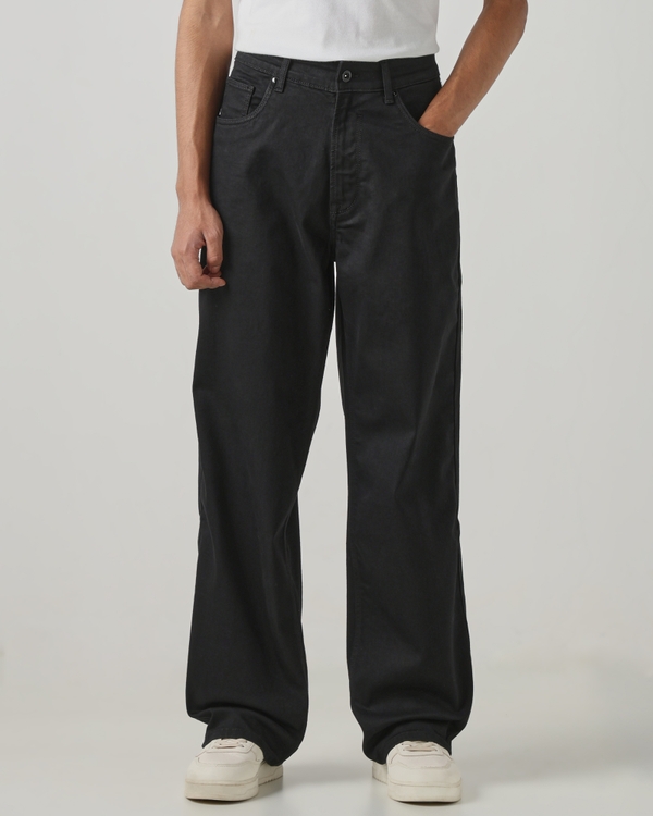 Black Ultra Loose Fit Originals Stretch Jeans