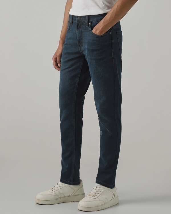 Blue Ankle Length Denim Deluxe Stretch Jeans